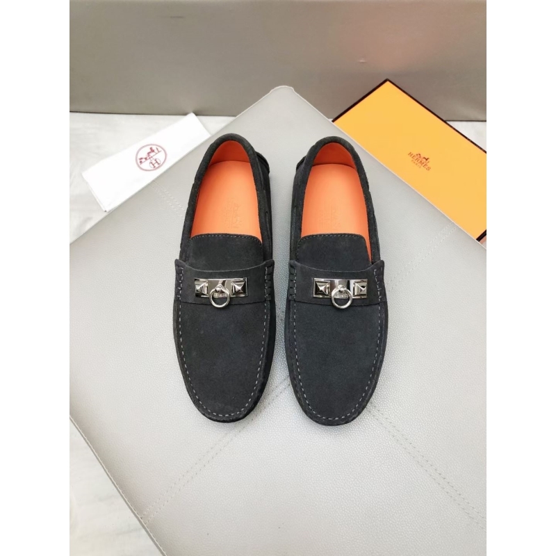 H**mes leather shoes